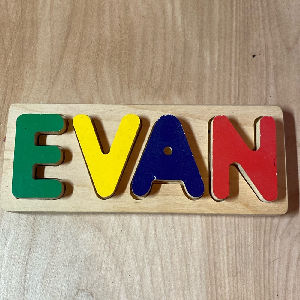 Evan name puzzle